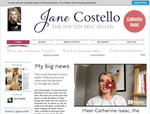 Tablet Screenshot of janecostello.com